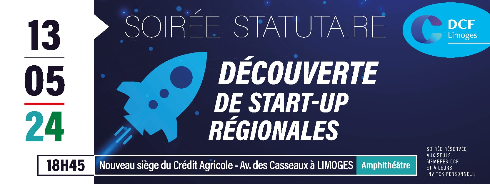 Soirée statutaire | découverte des start-ups régionales