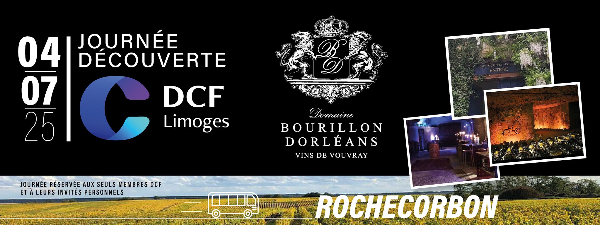 Visites des caves Bourillon-Dorléans à Vouvray