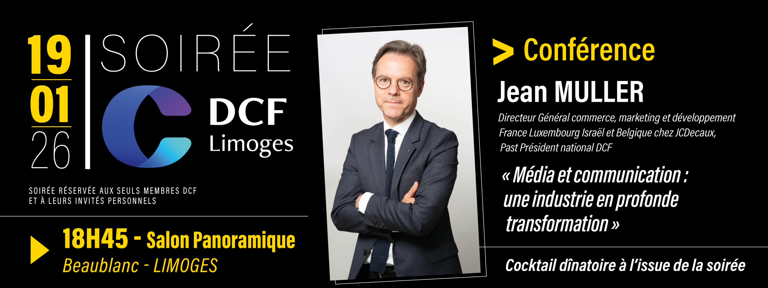 Conférence de Jean Muller « Evolution des métiers de l’industrie des médias et de la communication »